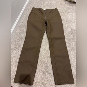 Good American Faux Leather Straight Leg Pants